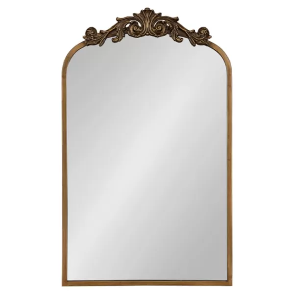 Decorative Mirrors-Kirkland's Home Arendahl Arched Mirror, 19X31 In. Gold