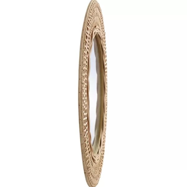 Decorative Mirrors-Kirkland's Home Bamboo Breeze Woven Wall Mirror