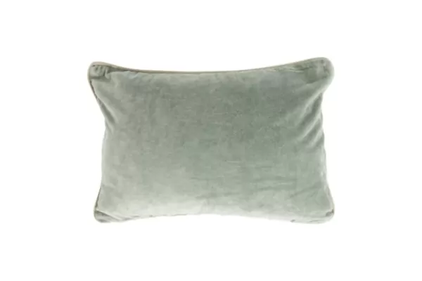 Pillows-Kirkland's Home Bay Heirloom Velvet Lumbar Pillow Green