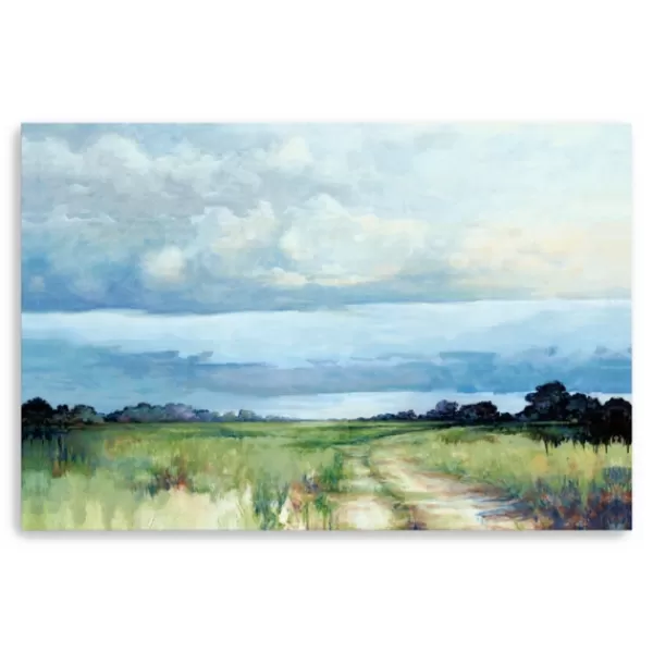 Canvas Art-Kirkland's Home Before The Storm Giclee Canvas Art Print Blue/Green