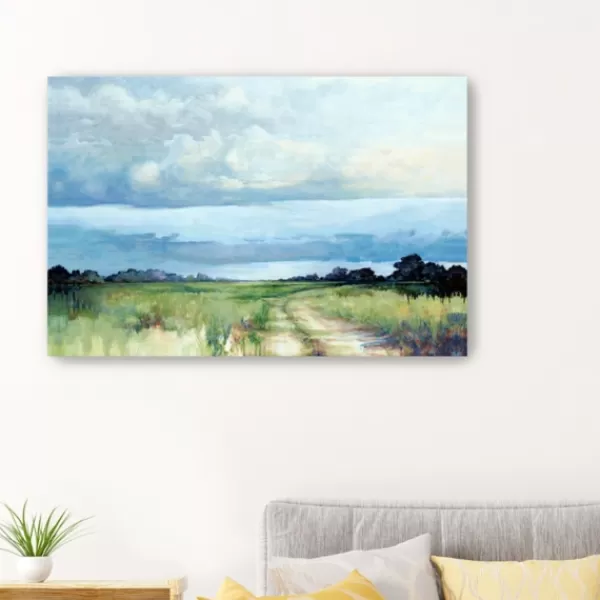 Canvas Art-Kirkland's Home Before The Storm Giclee Canvas Art Print Blue/Green