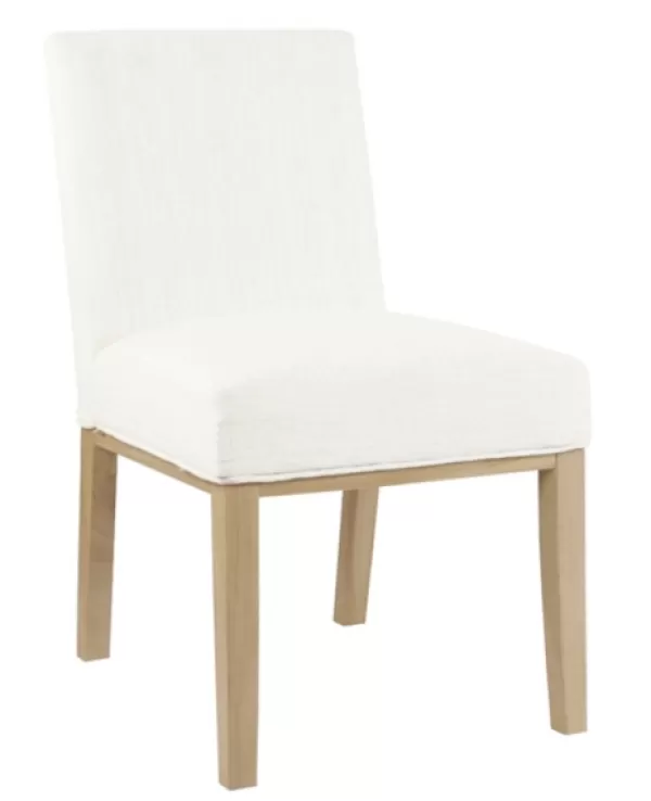 Dining Chairs-Kirkland's Home Blair Stain Proof Dining Chair White