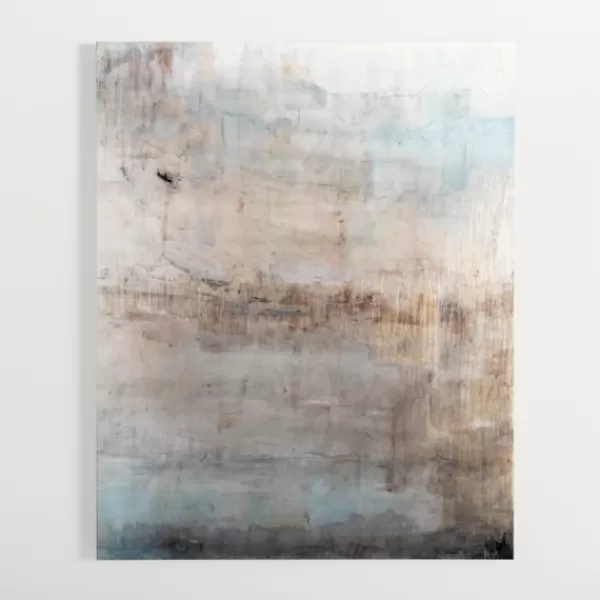 Canvas Art-Kirkland's Home Blue Haze Abstract Canvas Art Print White/Blue/Brown