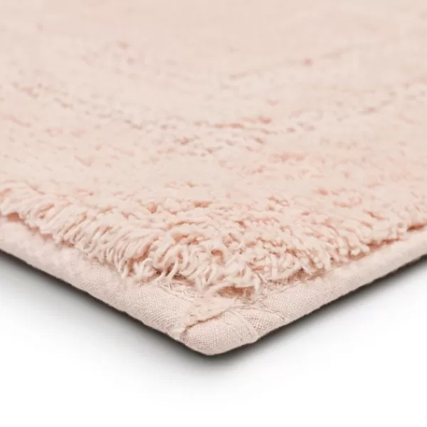 Bathroom Rugs-Kirkland's Home Blush Reversible Cotton Bath Mat, 34 In. Pink
