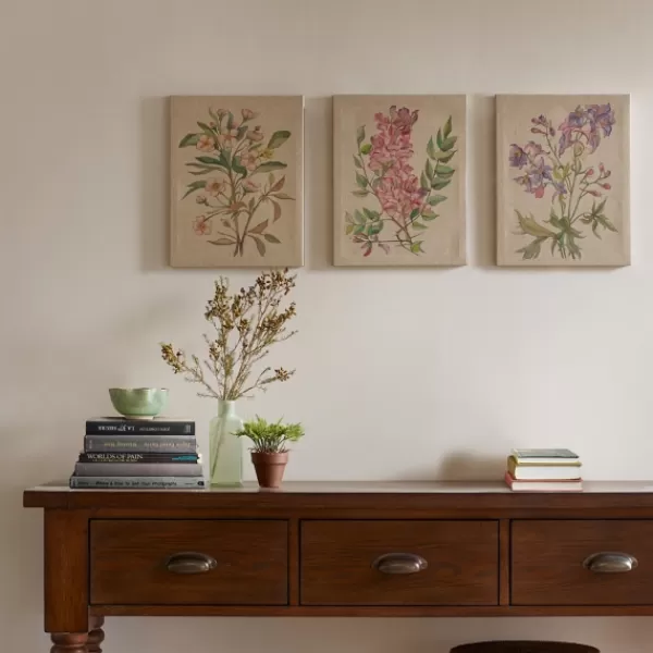Canvas Art-Kirkland's Home Botanical Linen Art Prints, Set Of 3 Multi