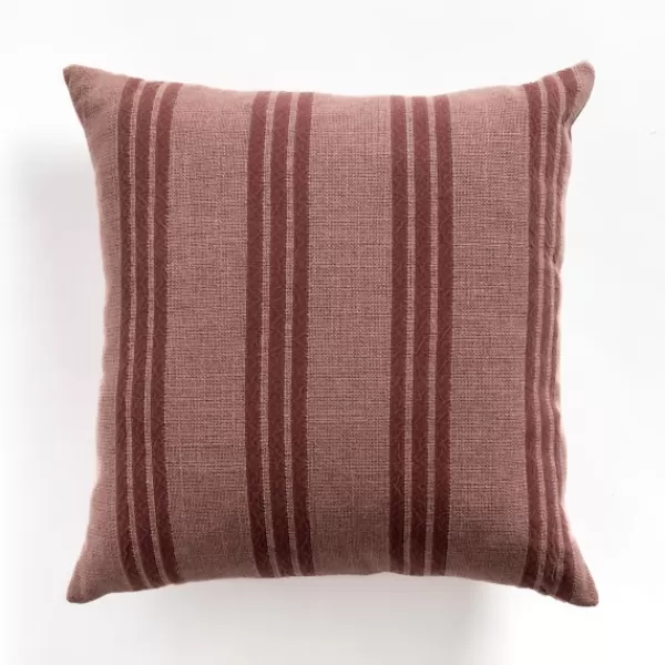 Pillows-Kirkland's Home Brick Providence Stripe Pillow Red