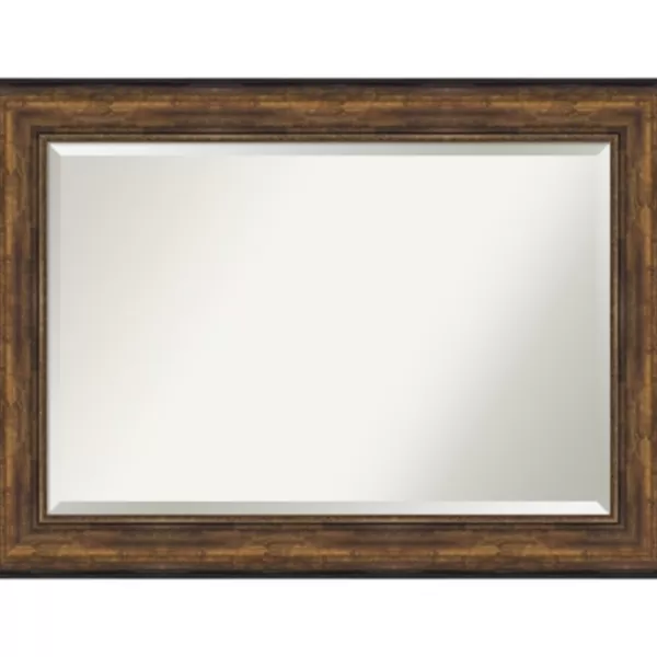 Decorative Mirrors-Kirkland's Home Bronze Frame Beveled Mirror, 43.5X31.5 In.