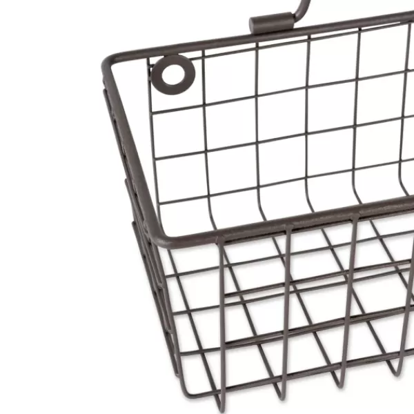 Wall Storage-Kirkland's Home Bronze Wall Hanging Wire Baskets, Set Of 2