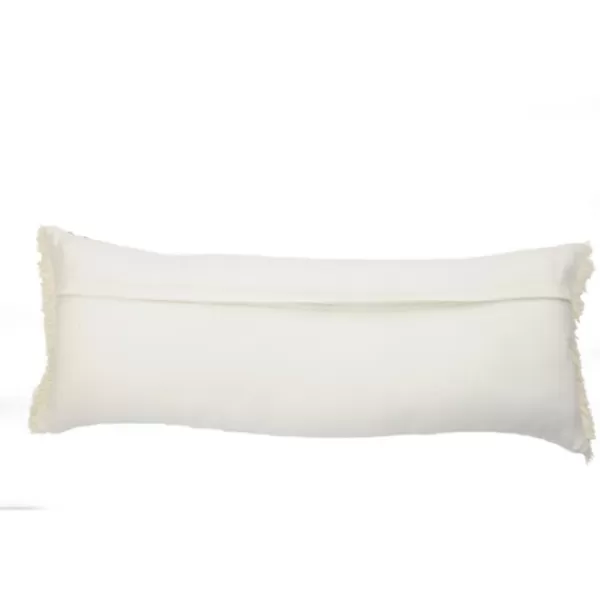 Pillows-Kirkland's Home Caramel Coated Lumbar Accent Pillow With Fringe Brown
