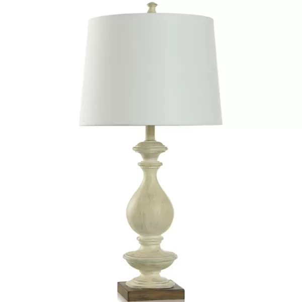 Table Lamps-Kirkland's Home Carved Traditional Table Lamp White
