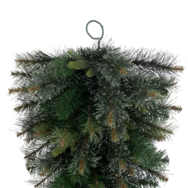 Wreaths-Kirkland's Home Cashmere Pine Christmas Teardrop Swag Green