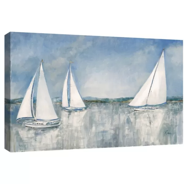 Canvas Art-Kirkland's Home Catching The Breeze Canvas Art Print Blue