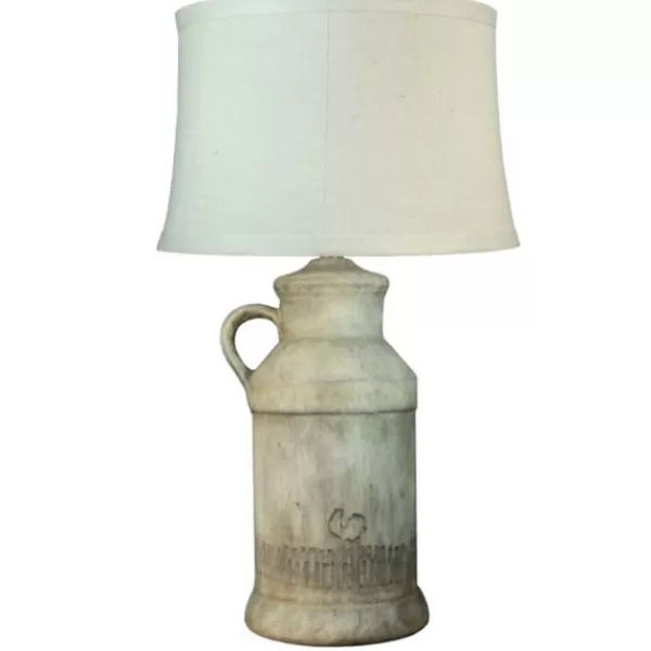 Table Lamps-Kirkland's Home Ceramic Milk Jug Table Lamp Tan