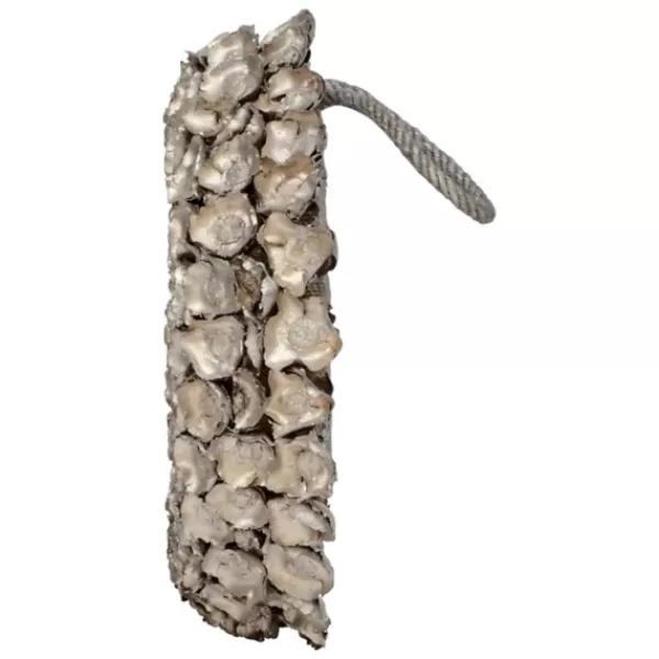 Wreaths-Kirkland's Home Champagne Dried Coco Flower Wreath, 20 In. Silver