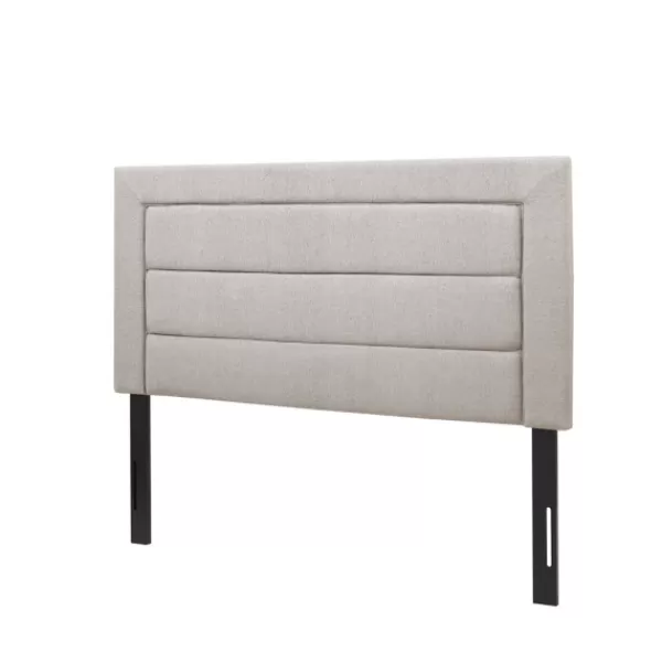 Beds & Headboards-Kirkland's Home Channel Tufted Queen Headboard Gray