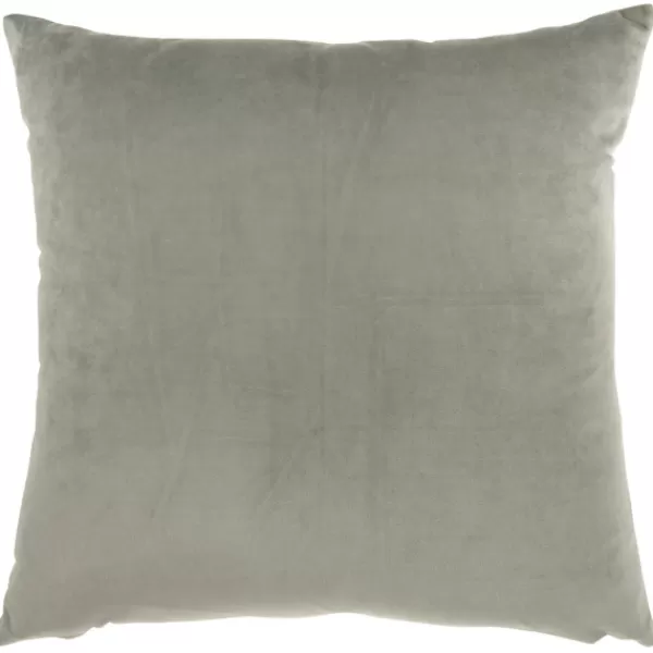 Pillows-Kirkland's Home Charcoal Metallic Marble Swirl Throw Pillow Gold/Gray/White