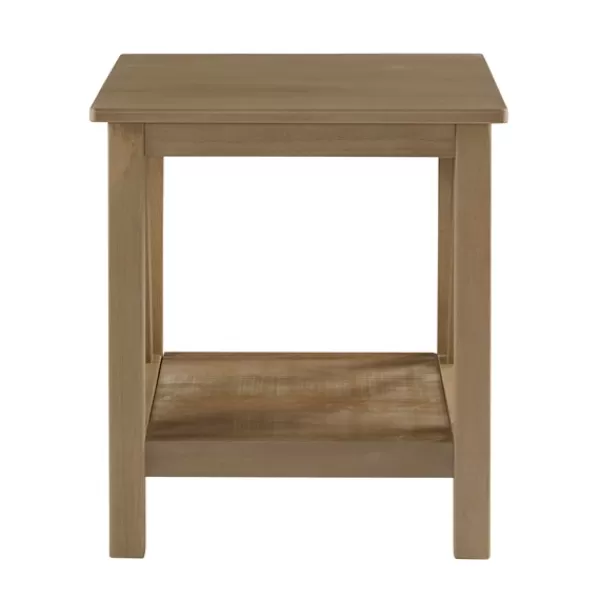 Accent & End Tables-Kirkland's Home Charleston Rustic Gray Accent Table
