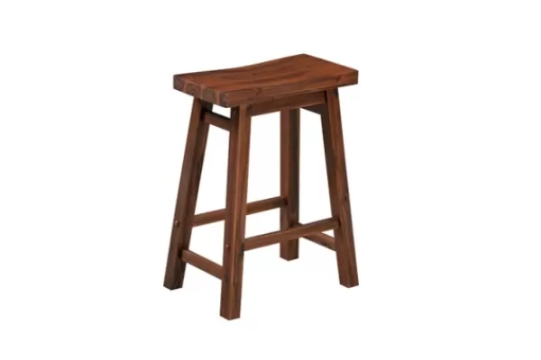 Bar Stools & Counter Height Stools-Kirkland's Home Chestnut Sonoma Saddle Counter Stools, Set Of 2 Brown