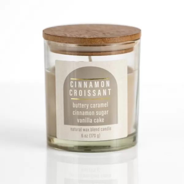 Candles-Kirkland's Home Cinnamon Sugar Croissant Jar Candle Brown