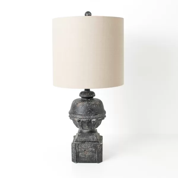 Table Lamps-Kirkland's Home Claire Charcoal Table Lamp Gray
