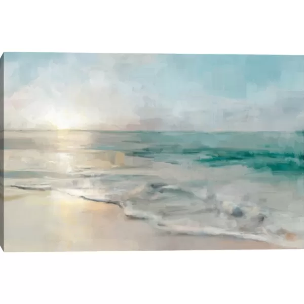 Canvas Art-Kirkland's Home Coastal Retreat Canvas Art Print, 36X24 In. Blue/Green