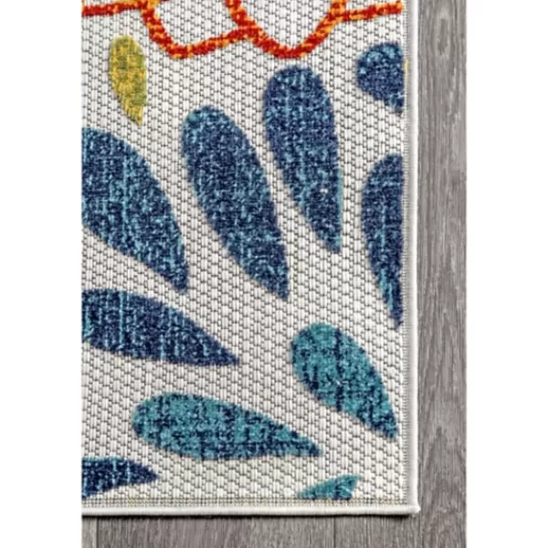 Outdoor Rugs-Kirkland's Home Color Burst Indoor/Outdoor Area Rug, 8X10 Multi