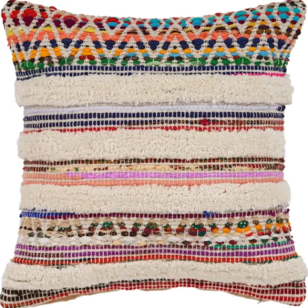 Pillows-Kirkland's Home Color Chevron Striped Pillow Multi