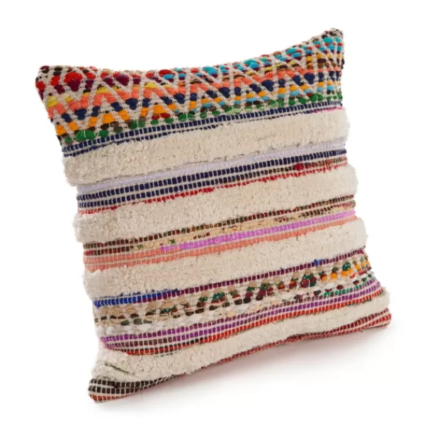 Pillows-Kirkland's Home Color Chevron Striped Pillow Multi