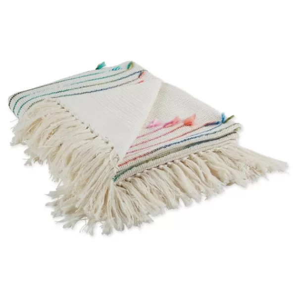Blankets & Throws-Kirkland's Home Color Diamond Cut Throw Multi