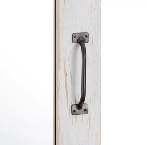 Decorative Mirrors-Kirkland's Home Cottage Door Mirror, 24X32 In. White
