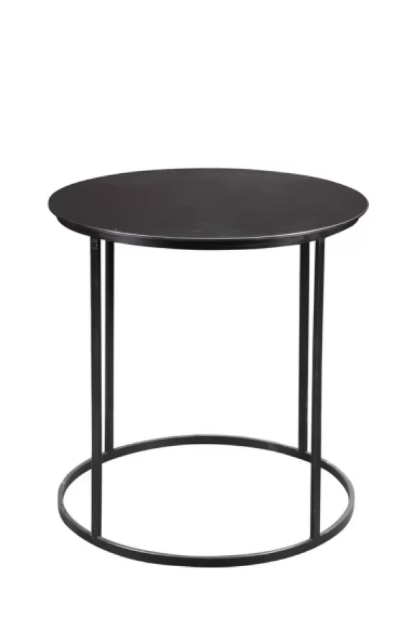 Accent & End Tables-Kirkland's Home Dark Bronze Rounded Metal Accent Table