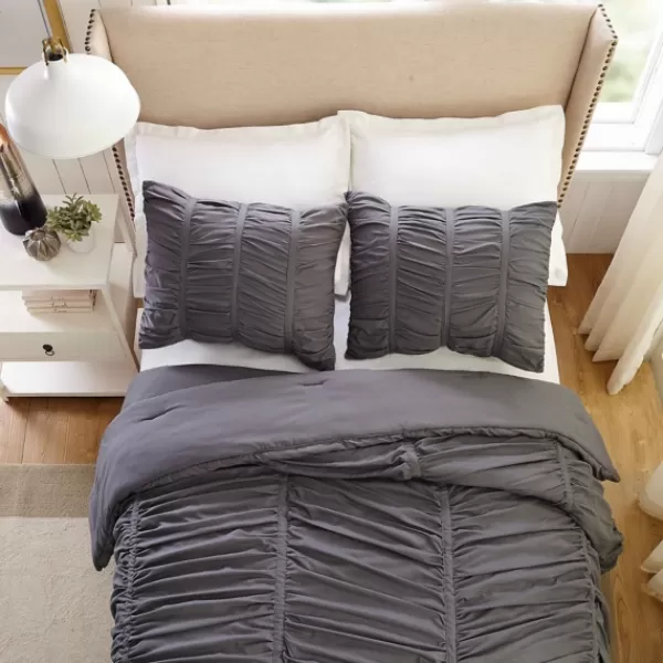 Comforters-Kirkland's Home Dark Emily 2-Pc. Twin/Twin Xl Comforter Set Gray