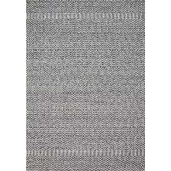 Outdoor Rugs-Kirkland's Home Denim And Gray Zig Zag Outdoor Area Rug, 5X7 Blue/Gray