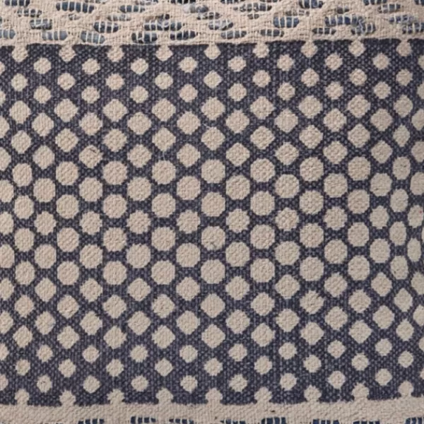 Pillows-Kirkland's Home Denim Dotted Accent Pillow Blue