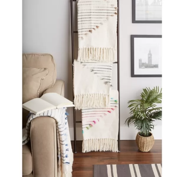 Blankets & Throws-Kirkland's Home Diamond Cut Throw Brown