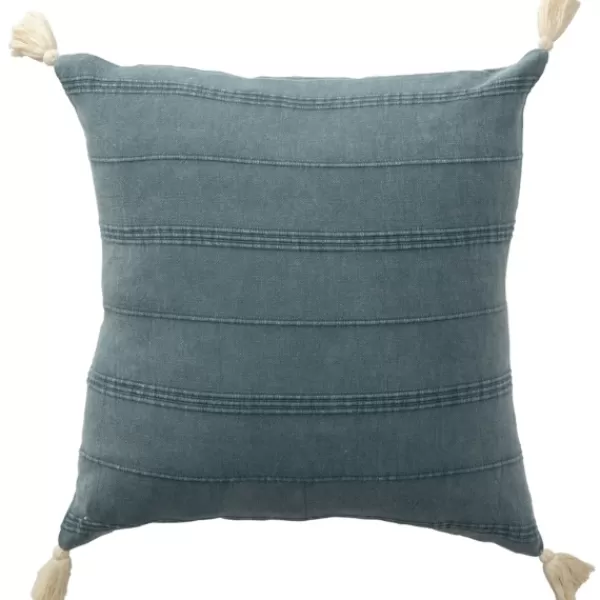Pillows-Kirkland's Home Dobby Loomed Pillow Blue