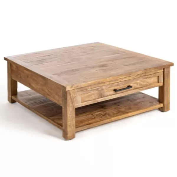 Coffee Tables-Kirkland's Home Easton Mango Wood Coffee Table Brown