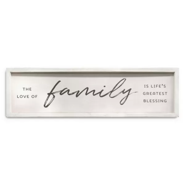 Wall Quotes & Signs-Kirkland's Home Family Framed Wall Plaque White