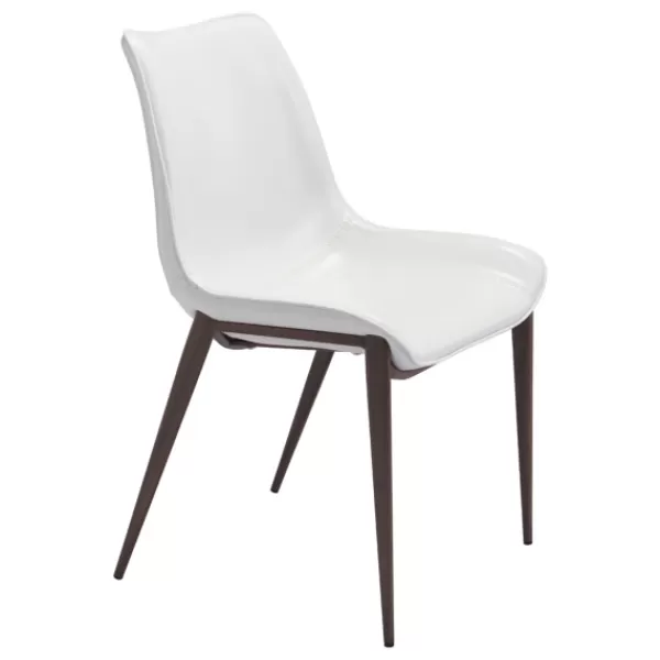 Dining Chairs-Kirkland's Home Faux Leather Stitch Dining Chairs, Set Of 2 White