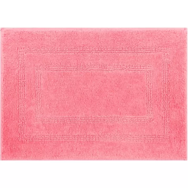 Bathroom Rugs-Kirkland's Home Fiesta Plush Reversible Cotton Bath Mat, 34 In. Pink