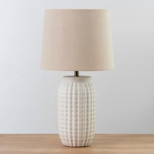 Table Lamps-Kirkland's Home Finley Ceramic Table Lamp Ivory
