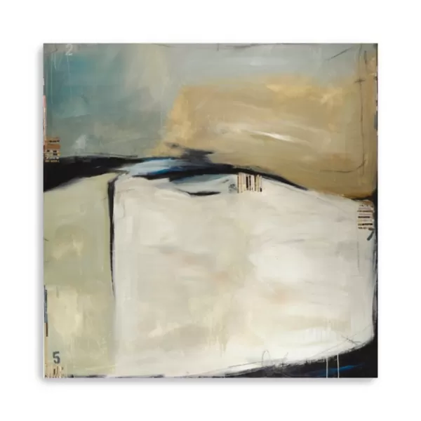 Canvas Art-Kirkland's Home Five To Seven Canvas Art Print Tan/Black/Blue