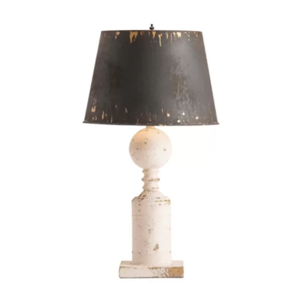 Table Lamps-Kirkland's Home Fran Farmhouse Metal Shade Table Lamp Black