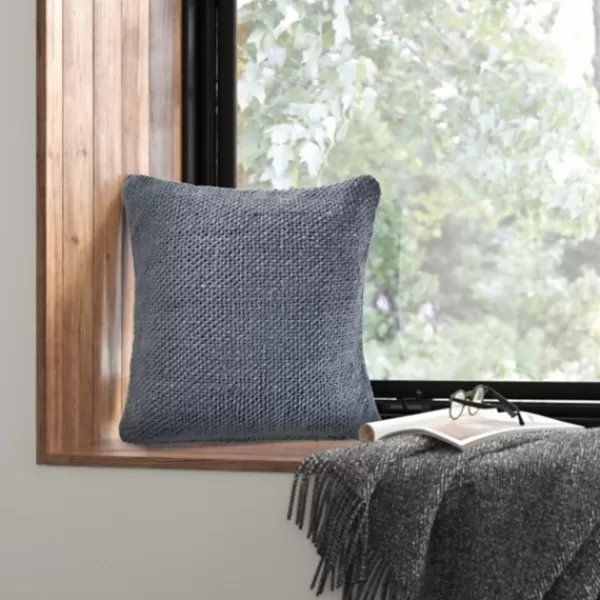 Pillows-Kirkland's Home Frost Woven Accent Pillow Blue