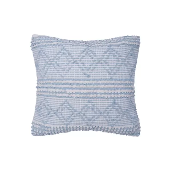 Pillows-Kirkland's Home Geometric Stella Throw Pillow Blue