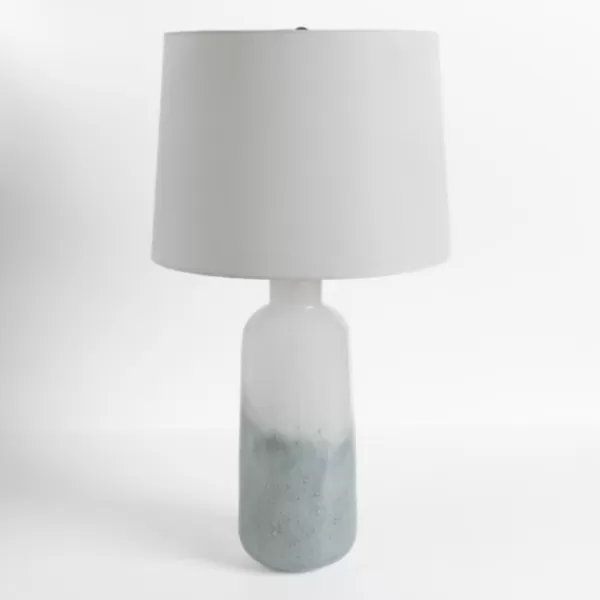Table Lamps-Kirkland's Home Glazed Blue And Ombre Table Lamp White