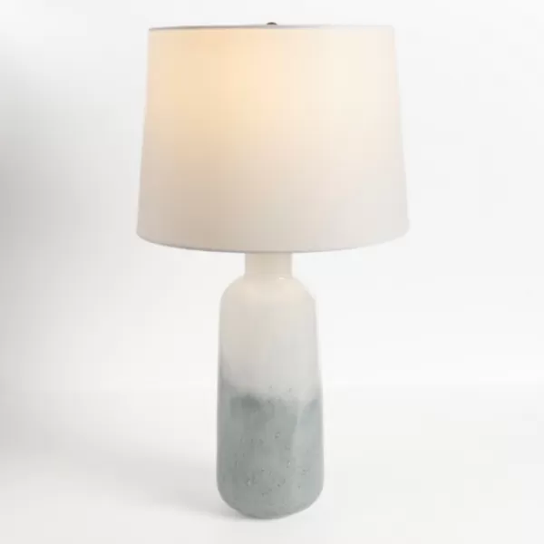 Table Lamps-Kirkland's Home Glazed Blue And Ombre Table Lamp White
