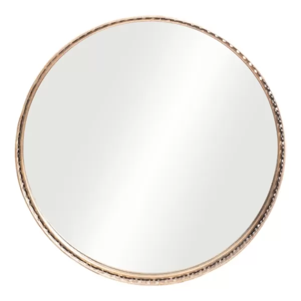 Framed Mirrors-Kirkland's Home Gold Cutout Ancient Ring Framed Mirror