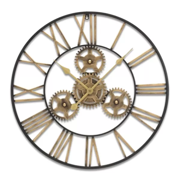Clocks-Kirkland's Home Gold Emmanuel Wall Clock