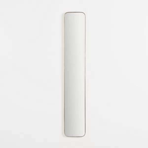 Framed Mirrors-Kirkland's Home Golden Linear Wall Mirror